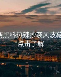 每日大赛黑料热辣抄袭风波幕后真相，点击了解