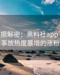 0445. 数据解密：黑料社app下载官网直播事故热度暴增的涨粉逻辑