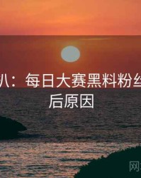 独家深扒：每日大赛黑料粉丝大战背后原因