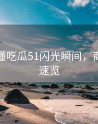 一文读懂吃瓜51闪光瞬间，商业对比速览