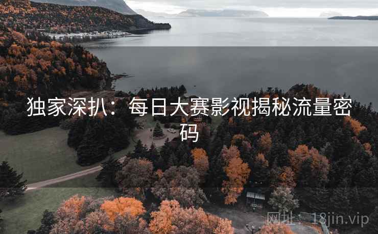 独家深扒：每日大赛影视揭秘流量密码